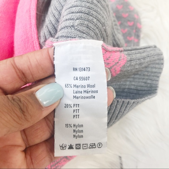 Neve Designs Full Zip Ski Cardigan Sweater Pink XS - Picture 3 of 5